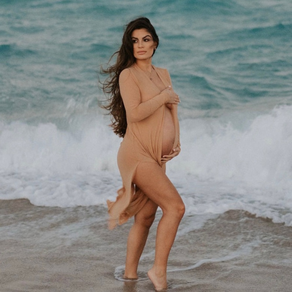 Mesh Long Cover Up